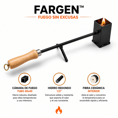 🔥 FARGEN™ Encendedor de Brasas | Prendé el fuego en minutos.