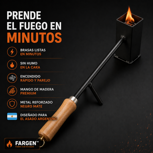 🔥 FARGEN™ Encendedor de Brasas | Prendé el fuego en minutos.